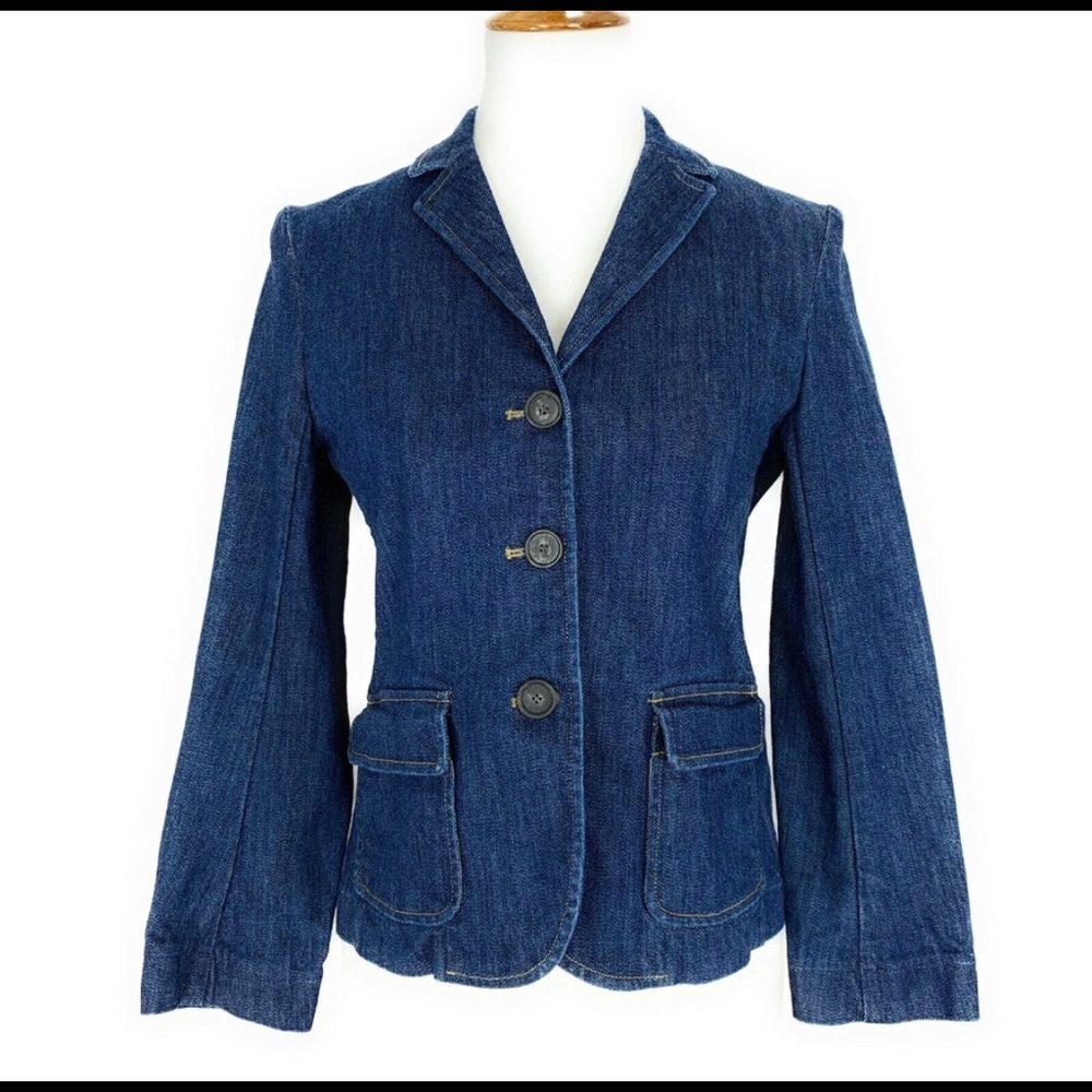 Theory Denim Blazer Jacket